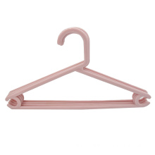 wholesale supermarket cheap space saving pp plastic children hanger for clothing